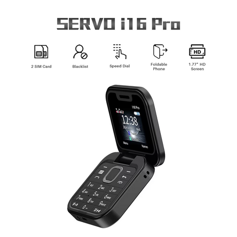 Mini telefon z klapką i16Pro Dual SIM